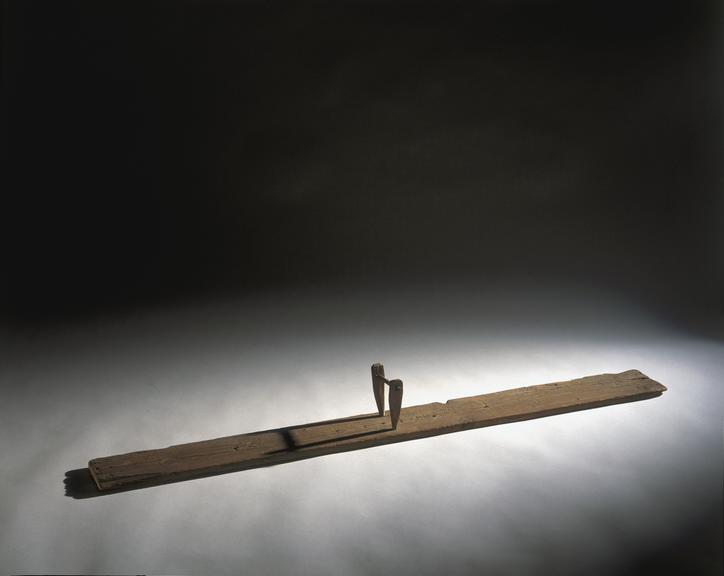 Ancient Egyptian Altitude Sundial, or Shadow Clock, in pine (wood)