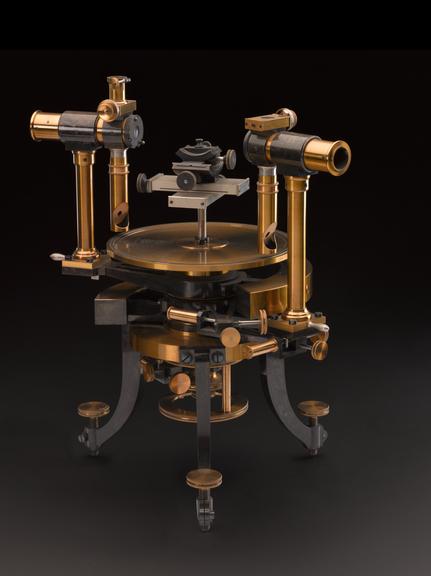 Large goniometer and spectrometer by R. Fuess (unsigned)