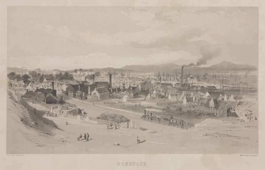 Lithograph: Greenock