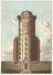 Aquatint, coloured: Observatory at Copenhagen [built 1642]