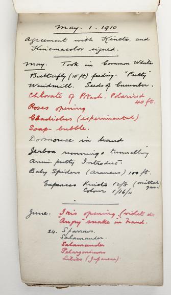 Materials relating to the nature films and photography of (Frank) Percy Smith