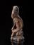 Carved wood figure of woman with elaborate cicatrisation of