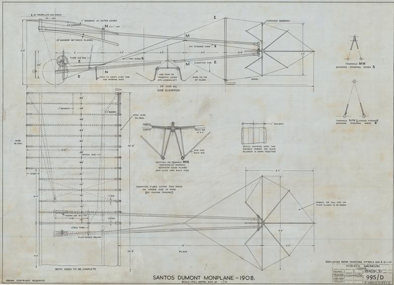 Santos Dumont Monoplane - 1908