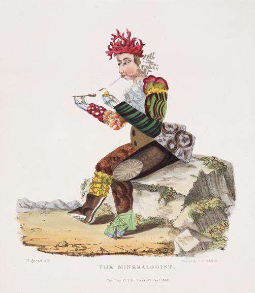 Print, Personifications: scenes showing people constructed of artefacts embodying their character