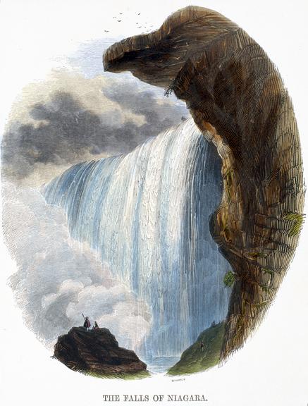 Plate 9: 'The Falls of Niagara' / in the Book