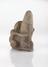 Unglazed pottery ithyphallic squatting figure, votive (?)