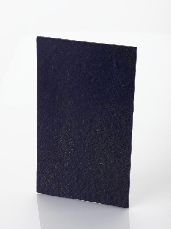 Prussian blue textured Parkesine sample sheet | Science Museum Group ...