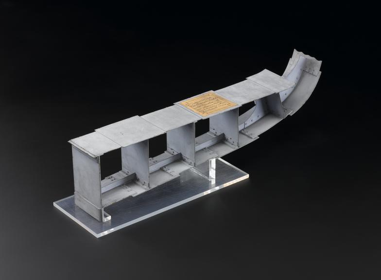 Model section of a double bottom merchant ship | Science Museum Group ...