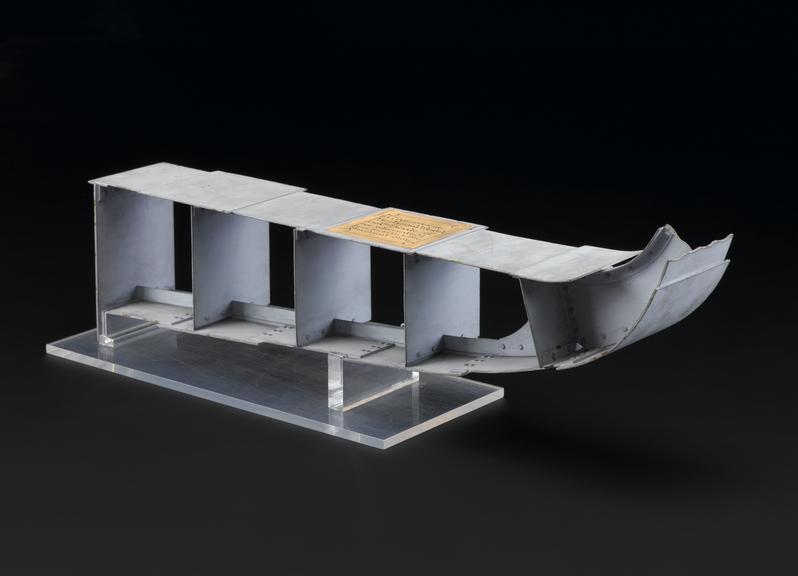 Model section of a double bottom merchant ship | Science Museum Group ...