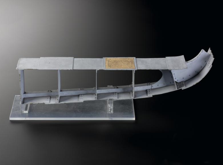 Model section of a double bottom merchant ship | Science Museum Group ...