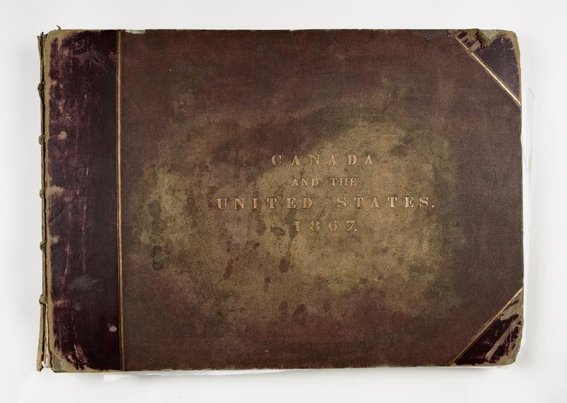 Photograph album entitled 'Canada and the United States