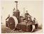 Albumen photograph:  "Derwent" R.W. Thomson's road steamer [roller] at Leith