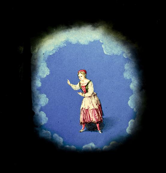 Magic lantern slide of 'The Heart of Stone'