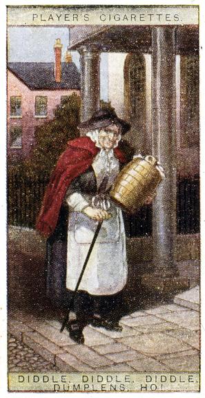 cries of london cigarette cards Set of 'Cries of London' cigarette cards, 1916