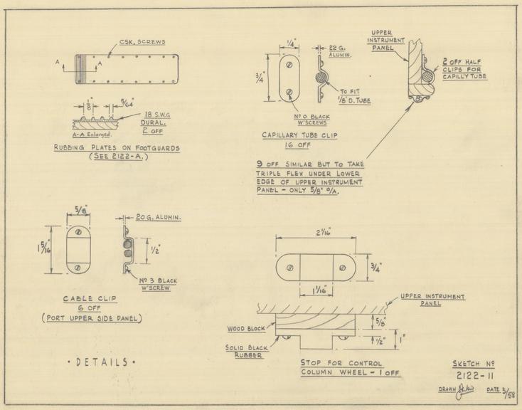 Vickers' Vimy Cockpit - Details