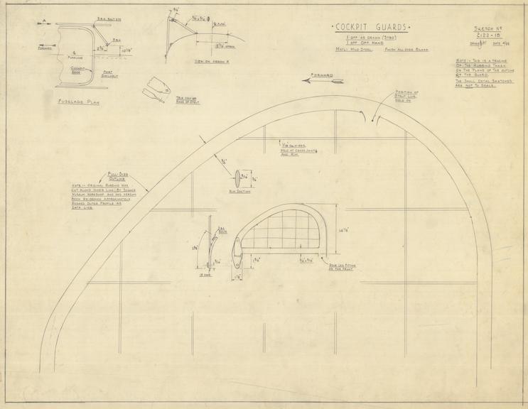 Vickers' Vimy Cockpit - Cockpit Guards