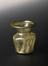 Unguent bottle yellowish green glass, Roman, 251-450AD