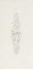 Drawing, design for a brush back or swinging door
