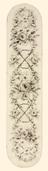 Drawing, design for a brush back? / unsigned, [188