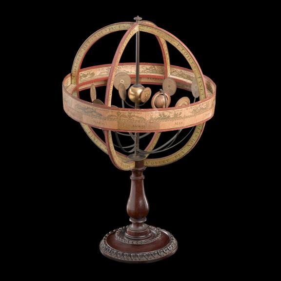 set of two armillary spheres and a celestial globe | Science Museum Group  Collection