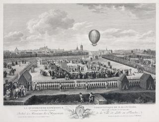 Collection of prints of balloons "Blanchard"