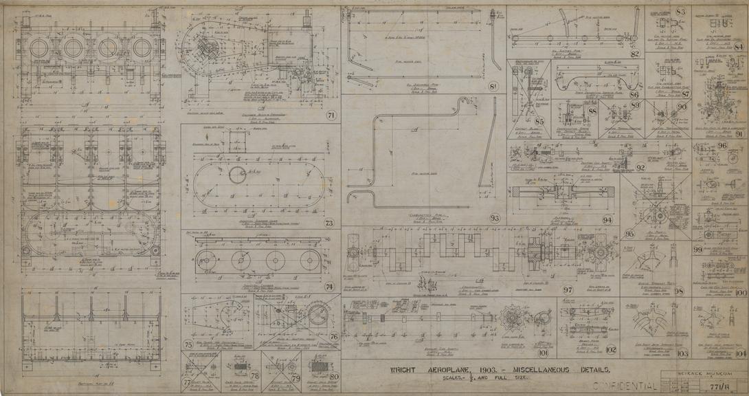 Wright Aeroplane 1903 - Miscellaneous Details