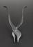 Copy of ancient butcher-bird forceps