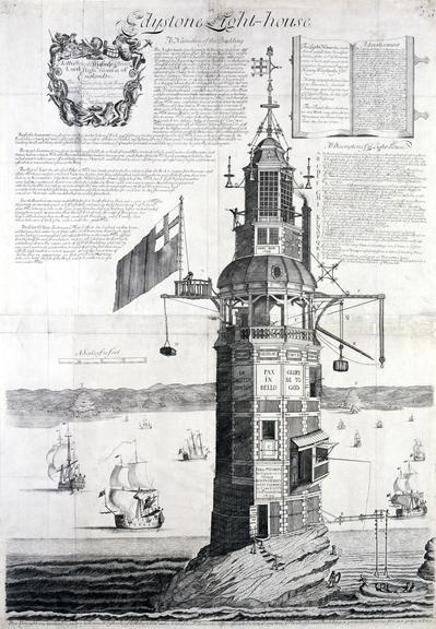 Print: Edystone Light-House. A Narrative of the Building ..