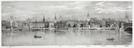 Frederick W. Trench. A lithographic sketch of the North Bank of the Thames