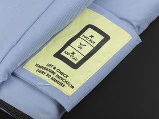 BabyWrap™, neo-natal warming pouch, part of Embrace® Nest infant warming set