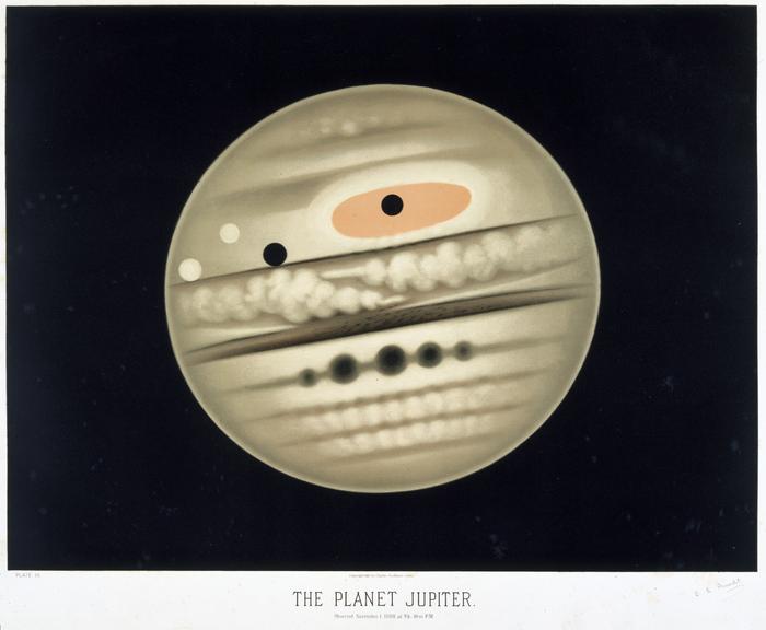 The planet Jupiter; observed 1 November 1880