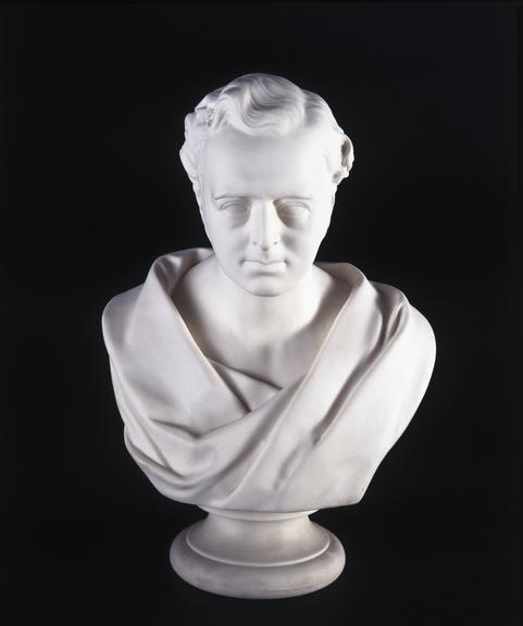 Bust of Robert Stephenson, English mechanical and civil engineer, 1859.