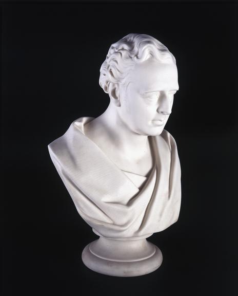 Bust of Robert Stephenson, English mechanical and civil engineer, 1859.