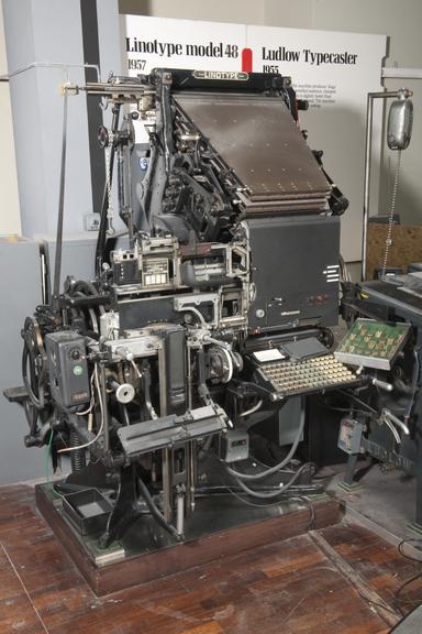 Linotype Linecasting Machine, 1952-1962