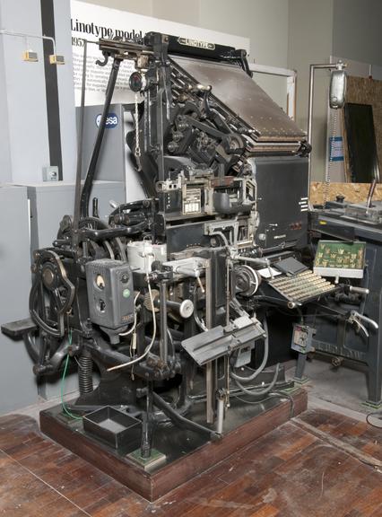 Linotype Linecasting Machine, 1952-1962