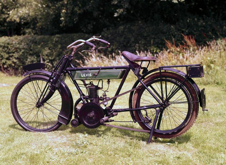 Levis 2.25 h.p. two stroke motor cycle, 1916