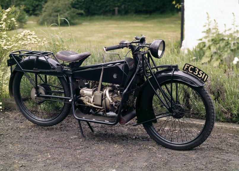 A.B.C. 3 h.p. motor cycle, with one registration book, 1921