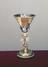 South German cup (scaphe or goblet) sundial dated 1596 for latitude 42 degrees