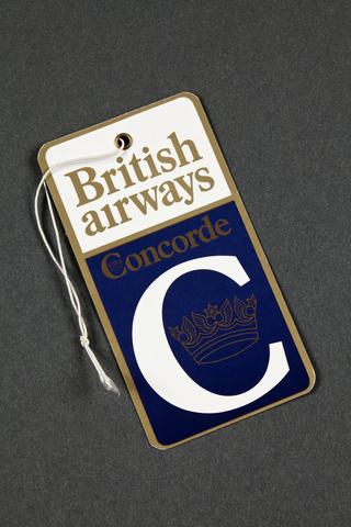 Concorde Luggage Label