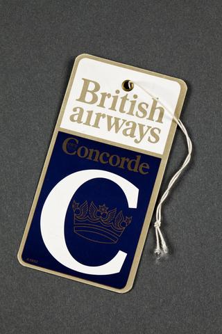 Concorde Luggage Label