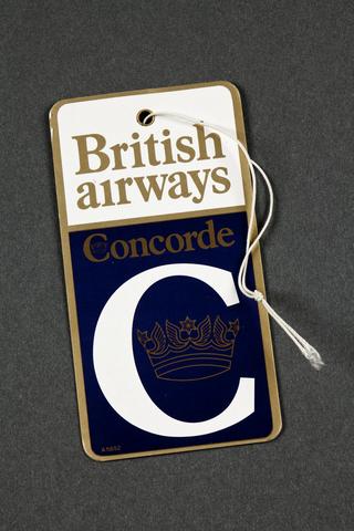 Concorde Luggage Label