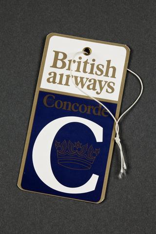 Concorde Luggage Label