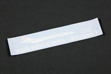 Concorde Window Sticker