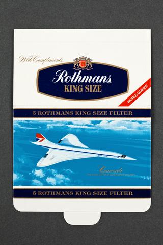 Concorde Cigarette Carton