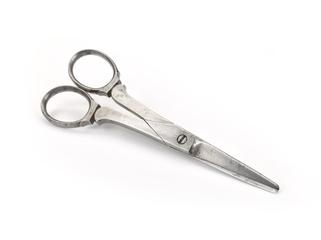Dissecting scissors from post-mortem set