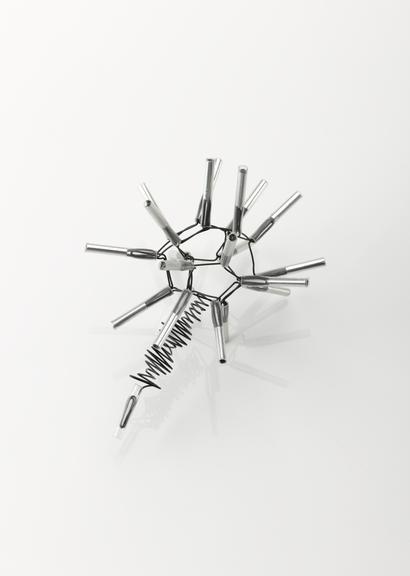 Model, of a double start helix