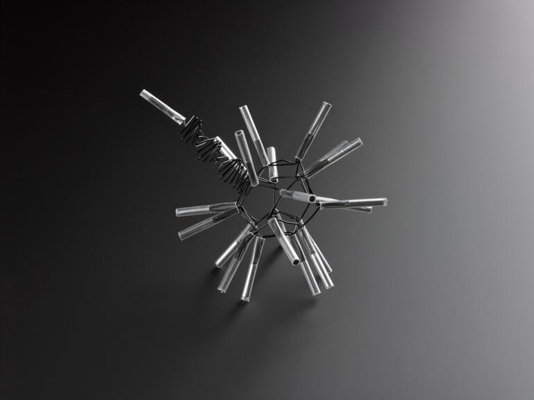 Model, of a double start helix