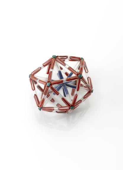 Model, of a Icosahedron