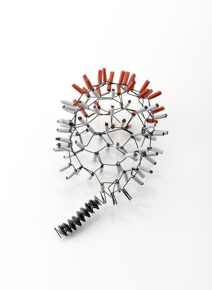 Model, of a bacilliform structure