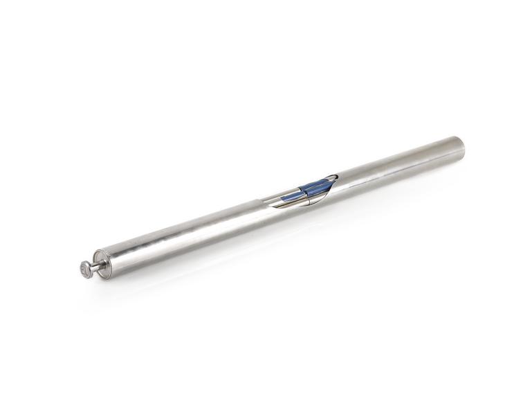 Cobalt-60 source, cut away model, non-radioactive